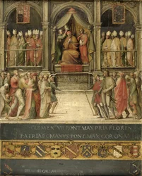 Krönung von Papst Paul II. (1417-71) 1534